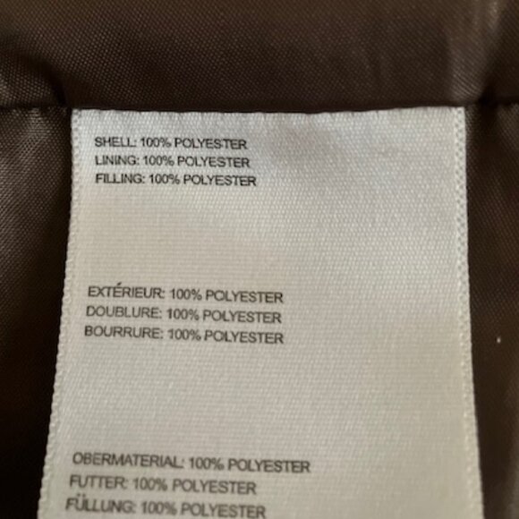 DAWN LEVY Dark Olive Coat, Size XL - Picture 8 of 9